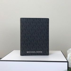 Michael Kors wallet passport case black